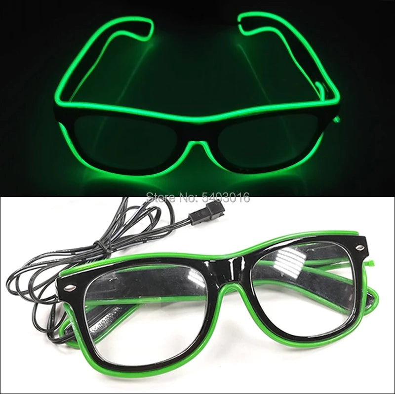 Glowing Party Glasses, Festival Sunglasses, Lighting Glow Glasses
