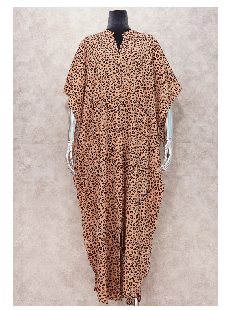 Long Beach Dress, Printed Women's Kaftan, Multi Designs