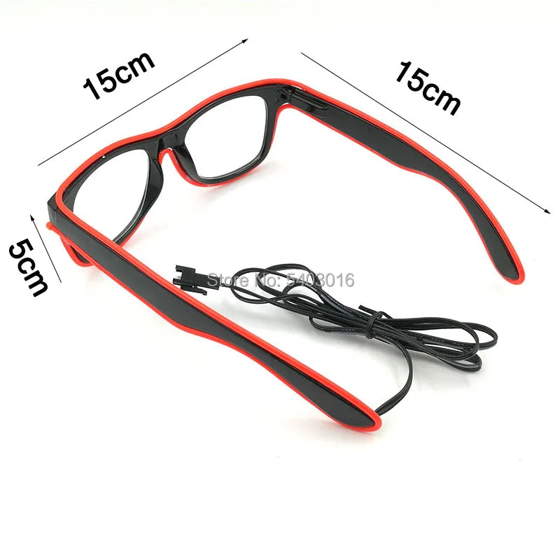 Glowing Party Glasses, Festival Sunglasses, Lighting Glow Glasses