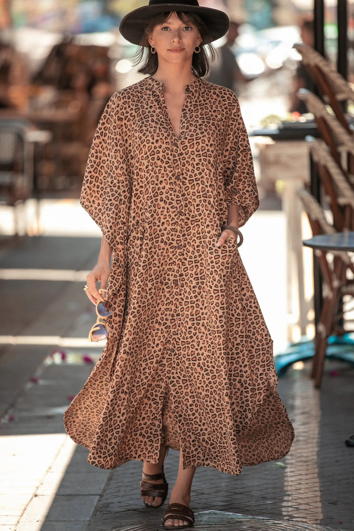 Long Beach Dress, Printed Women's Kaftan, Multi Designs