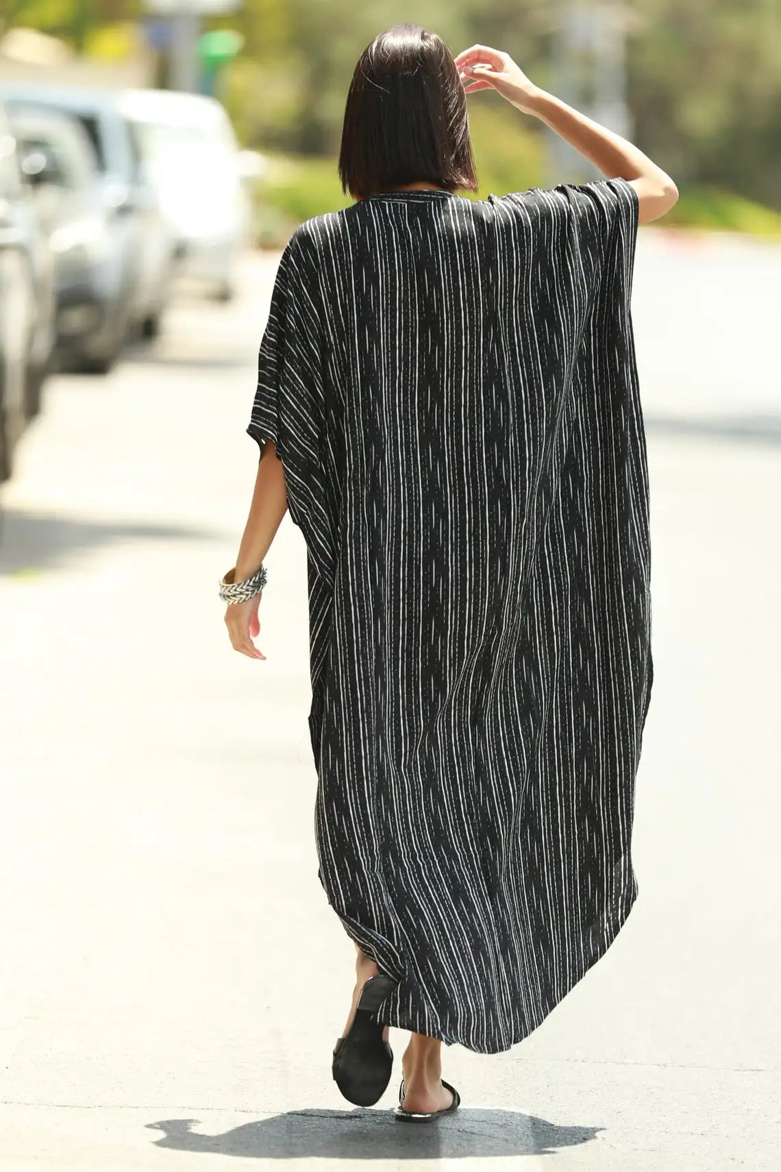 Long Beach Dress, Printed Women's Kaftan, Multi Designs
