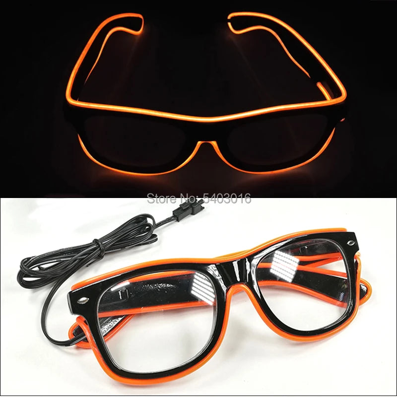 Glowing Party Glasses, Festival Sunglasses, Lighting Glow Glasses