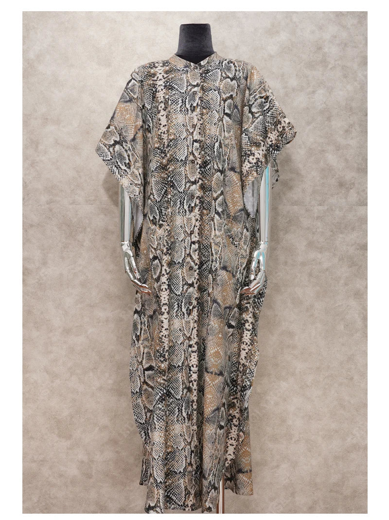Long Beach Dress, Printed Women's Kaftan, Multi Designs