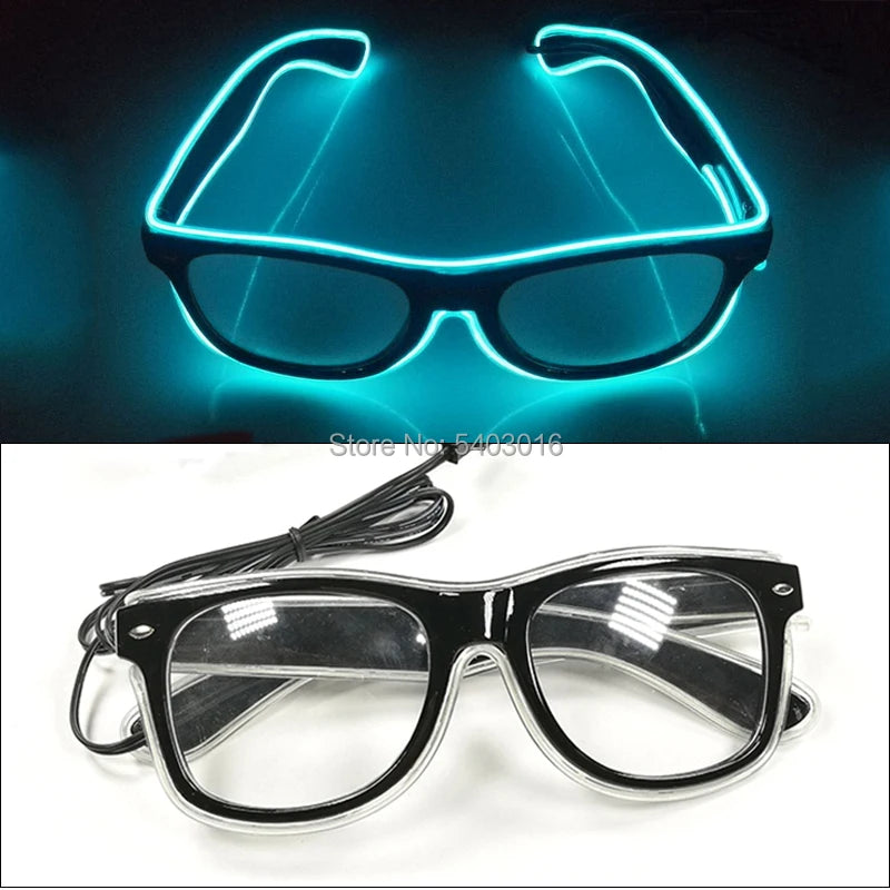 Glowing Party Glasses, Festival Sunglasses, Lighting Glow Glasses