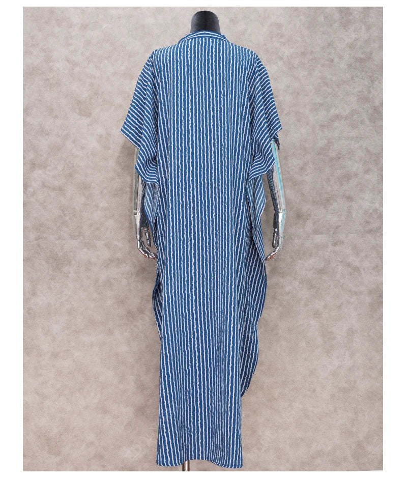 Long Beach Dress, Printed Women's Kaftan, Multi Designs