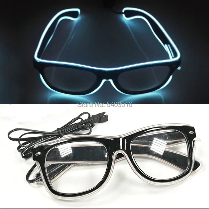 Glowing Party Glasses, Festival Sunglasses, Lighting Glow Glasses