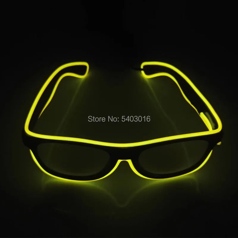 Glowing Party Glasses, Festival Sunglasses, Lighting Glow Glasses