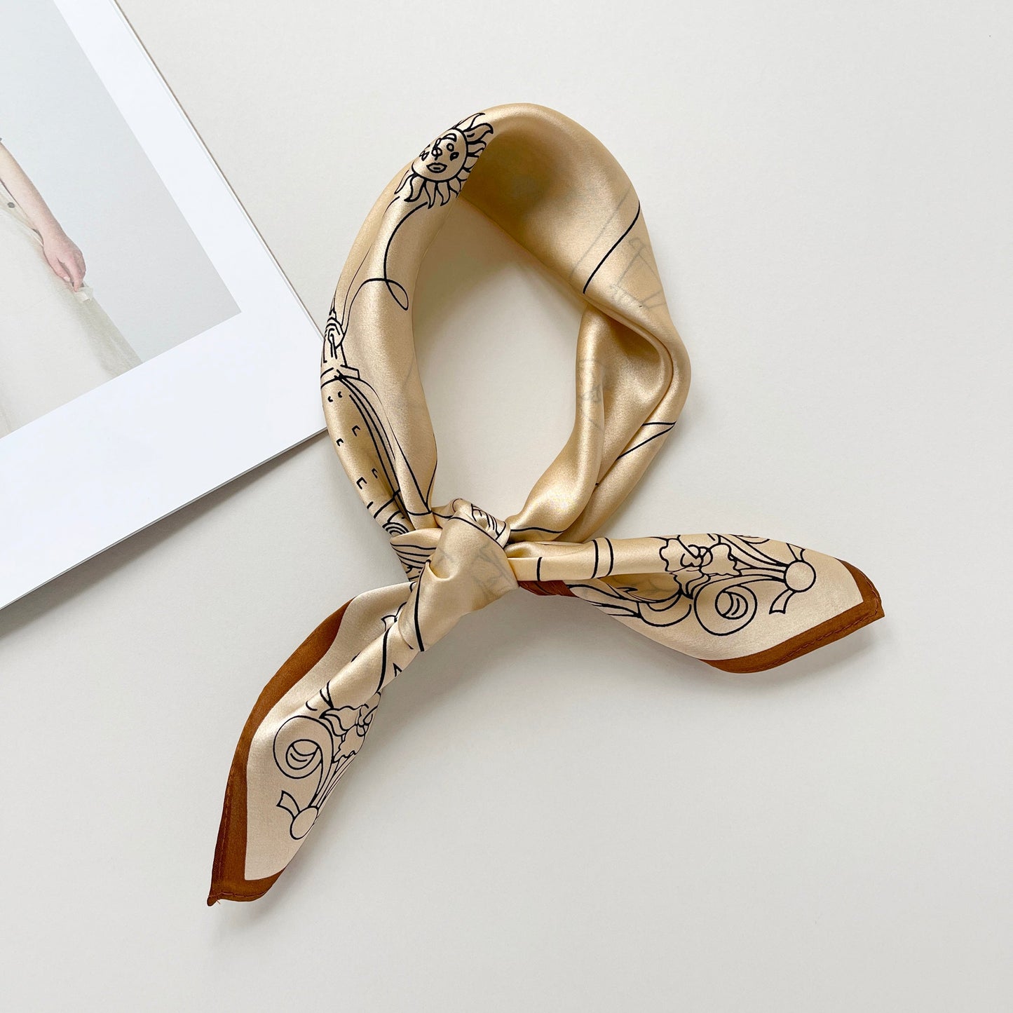 City Walk Silk Square Scarf, Women's 53cm Bandana