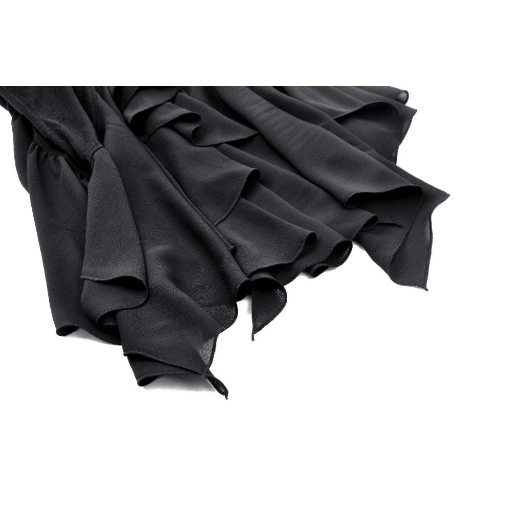 Dark In Love Izora Asymmetrical Goth Skirt