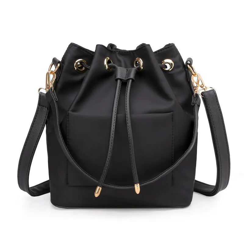 Women's Fashion Nylon Waterproof Bucket Bag, Multi Colours