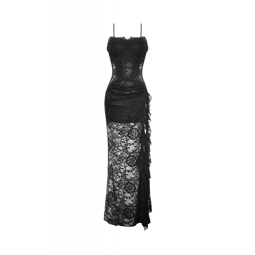 Dark In Love Naiara Maxi Dress with Daring Side Slit