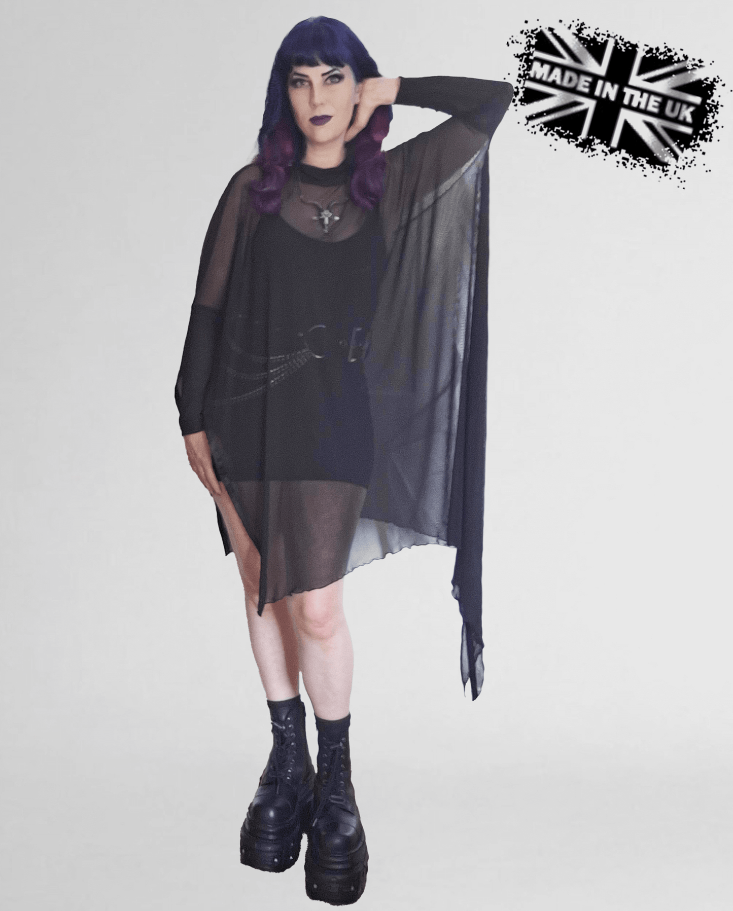 Necessary Evil Anahita Mesh-Layer Dress