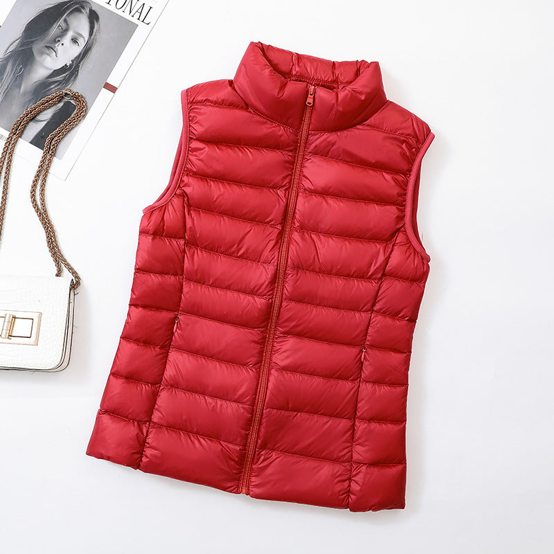 Men's and Women's Puffa Vest Coat, Short Light Padded Gilet