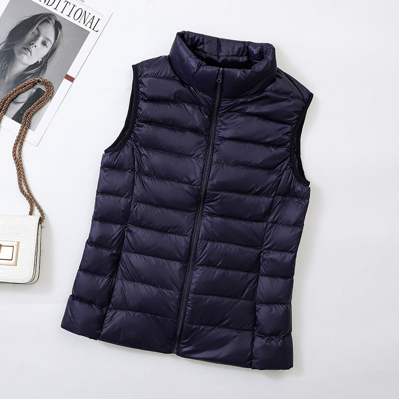 Men's and Women's Puffa Vest Coat, Short Light Padded Gilet