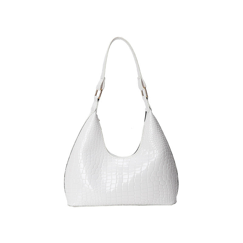 Fashion Crocodile Leather Women's Shoulder Bag