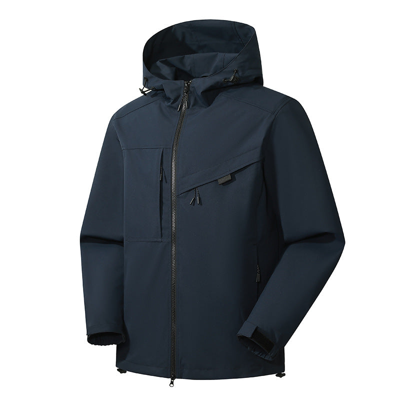 Vireous Waterproof Windproof Outdoor Shell Jacket Unisex, Candy Colours