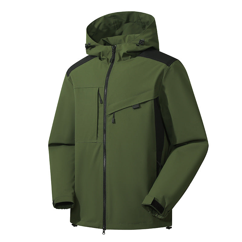 Vireous Waterproof Windproof Outdoor Shell Jacket Unisex, Candy Colours
