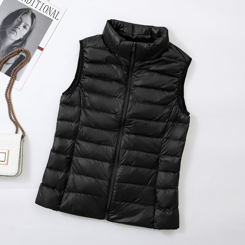 Men's and Women's Puffa Vest Coat, Short Light Padded Gilet