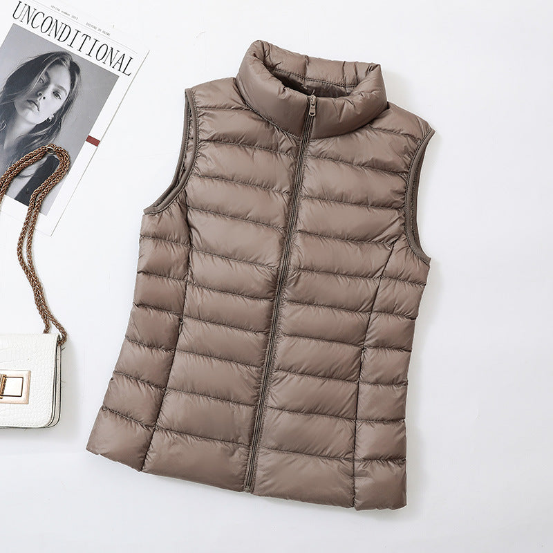 Men's and Women's Puffa Vest Coat, Short Light Padded Gilet