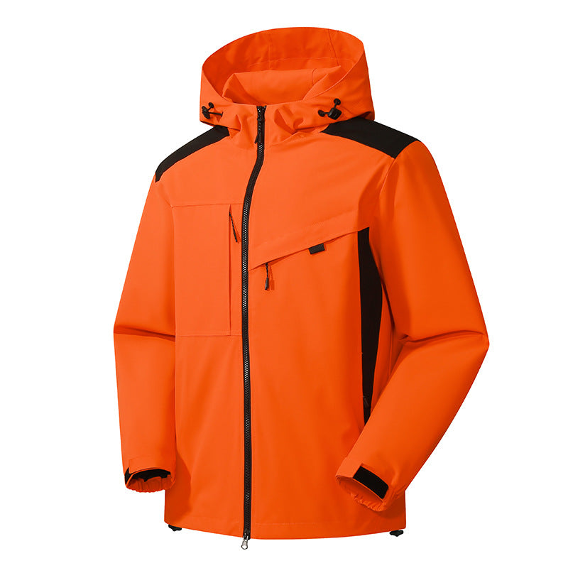 Vireous Waterproof Windproof Outdoor Shell Jacket Unisex, Candy Colours