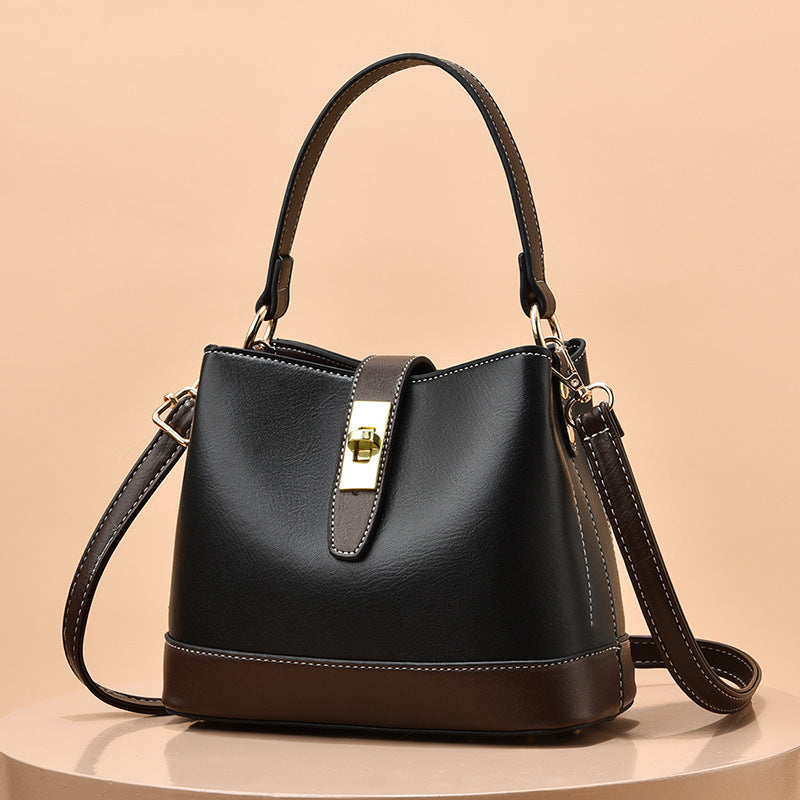 Vireous Contrast Colour Shoulder Messenger Bag