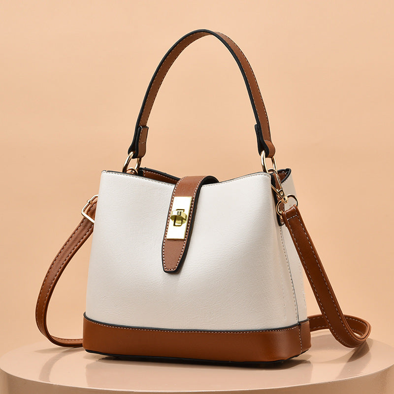 Vireous Contrast Colour Shoulder Messenger Bag