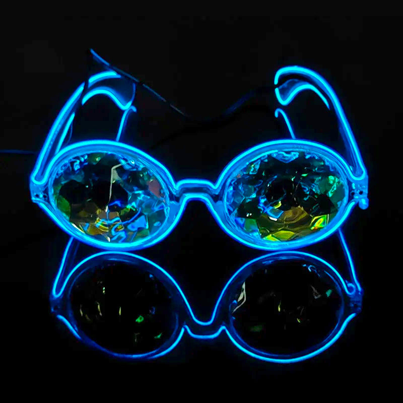 Glowing Party Glasses, Festival Sunglasses, Lighting Glow Glasses