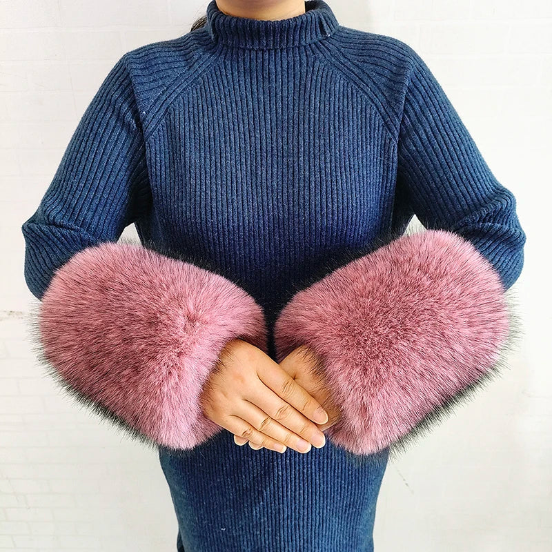 Winter Faux Fur Collar and Cuffs Set, Shawl and Accessories