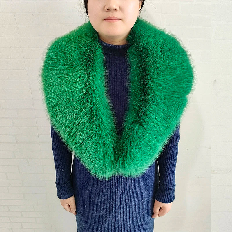 Winter Faux Fur Collar and Cuffs Set, Shawl and Accessories