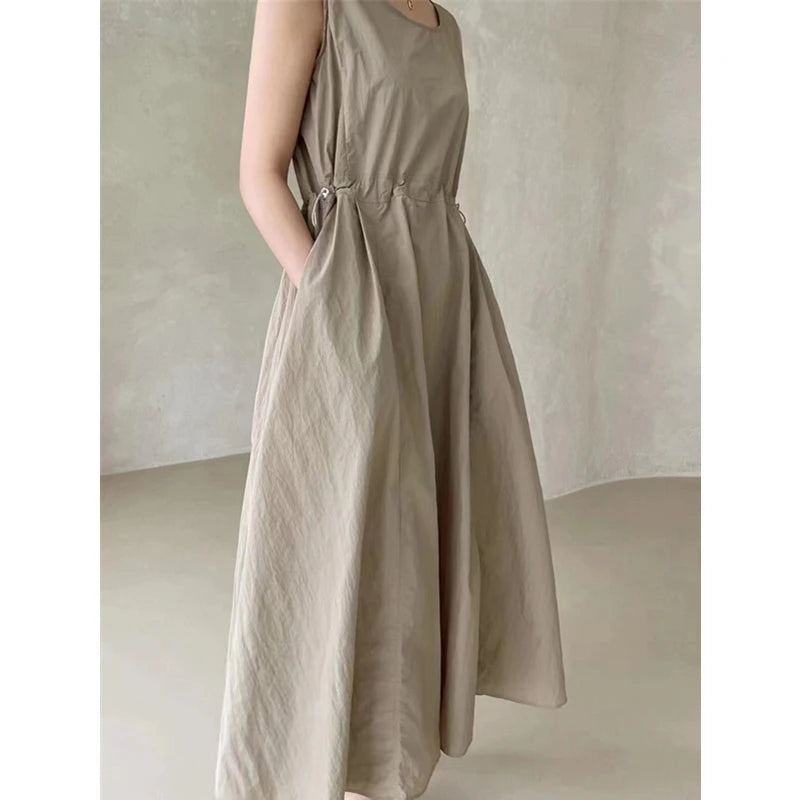 Two-Piece Women's Sleeveless Dress and Matching Jacket Suit
