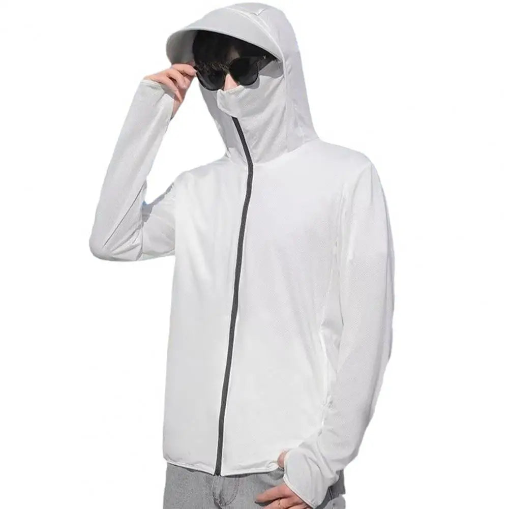 Unisex Lightweight Sun Block Jacket and Windbreaker, Multi Colours