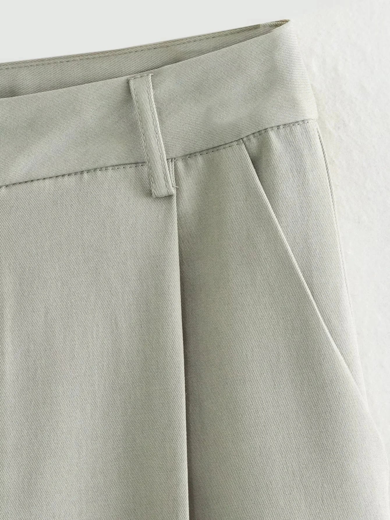 TRAFZA© Women's Pants Suit, Fashion Streetwear Wide-Leg Pants