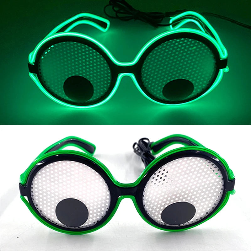 Glowing Party Glasses, Festival Sunglasses, Lighting Glow Glasses