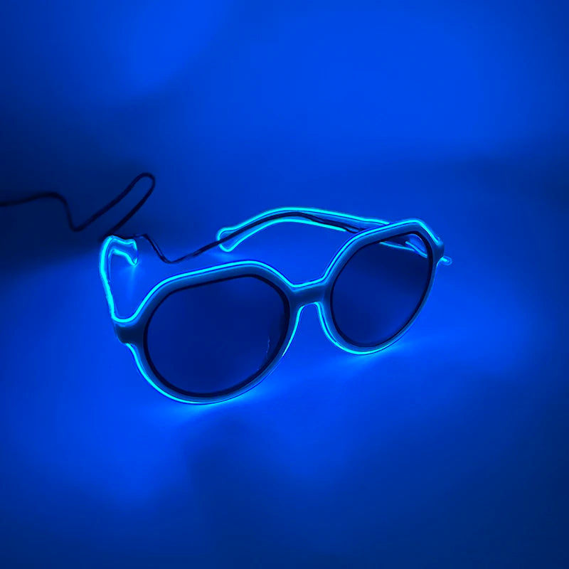 Glowing Party Glasses, Festival Sunglasses, Lighting Glow Glasses