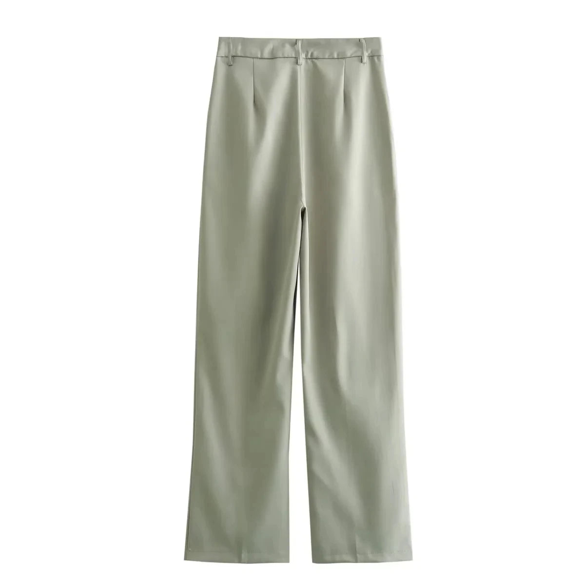 TRAFZA© Women's Pants Suit, Fashion Streetwear Wide-Leg Pants