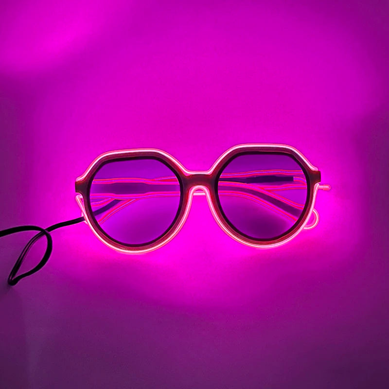 Glowing Party Glasses, Festival Sunglasses, Lighting Glow Glasses