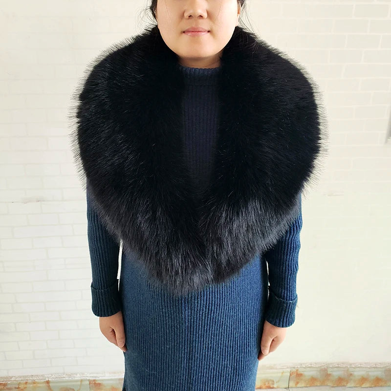 Winter Faux Fur Collar and Cuffs Set, Shawl and Accessories