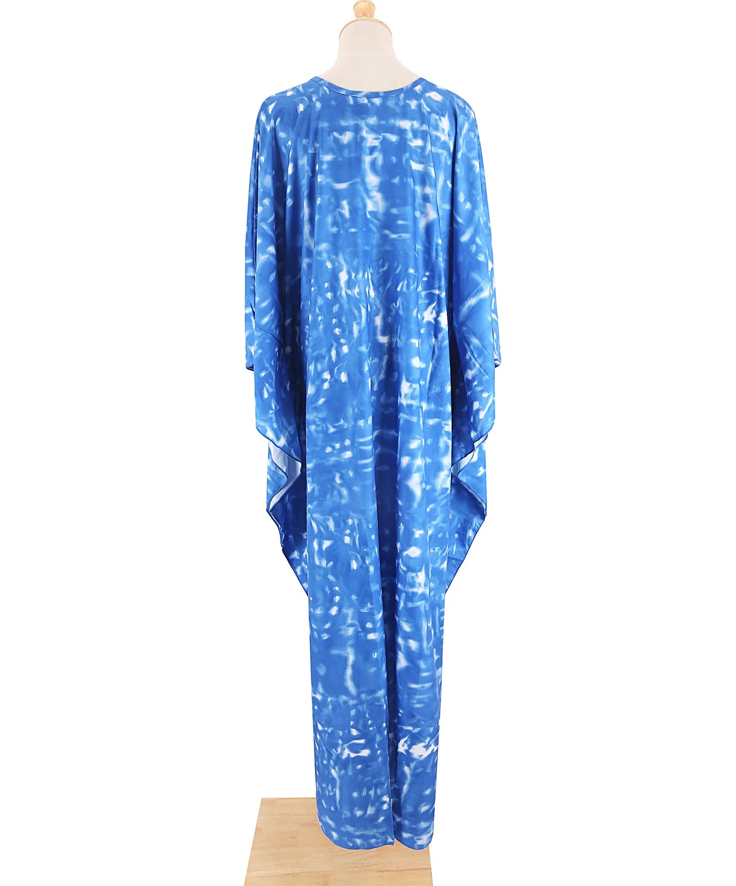 Zebra Print Kaftan Dress, Oversize Beach Dress