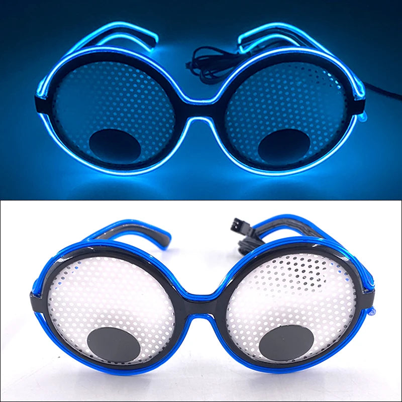 Glowing Party Glasses, Festival Sunglasses, Lighting Glow Glasses