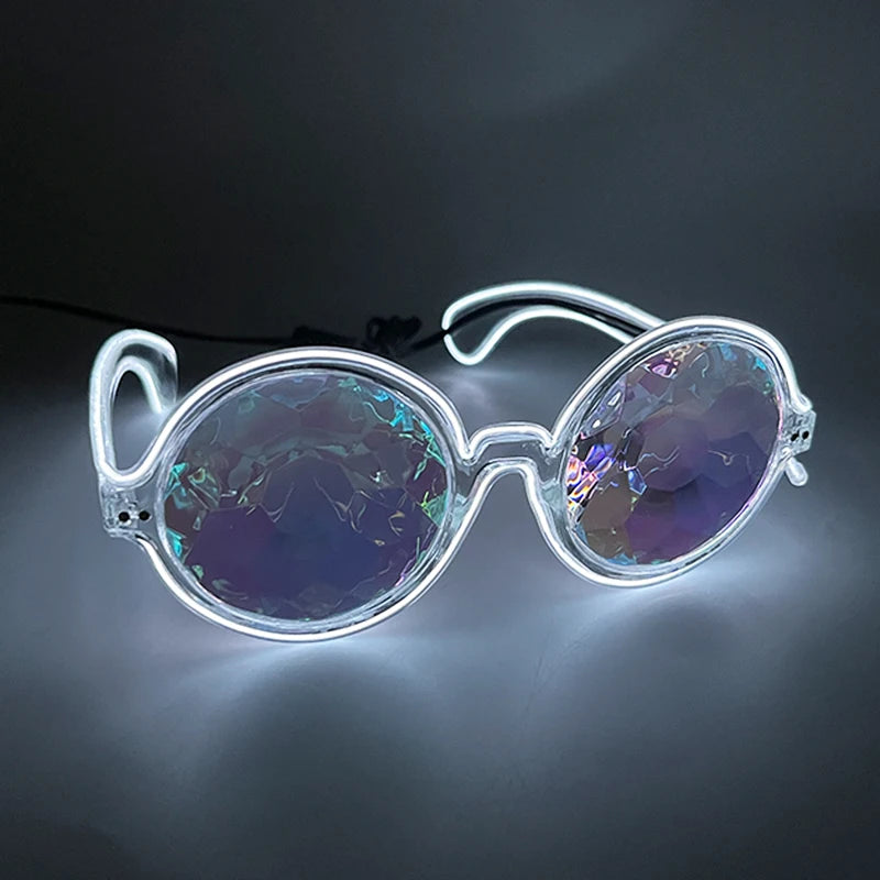 Glowing Party Glasses, Festival Sunglasses, Lighting Glow Glasses