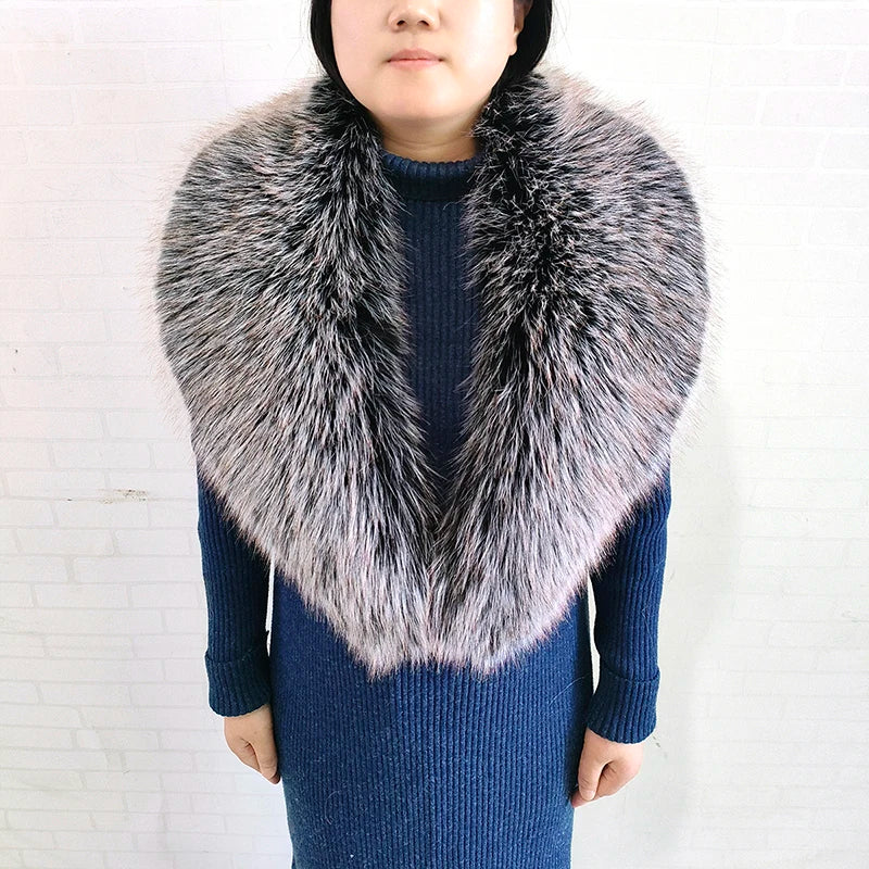 Winter Faux Fur Collar and Cuffs Set, Shawl and Accessories