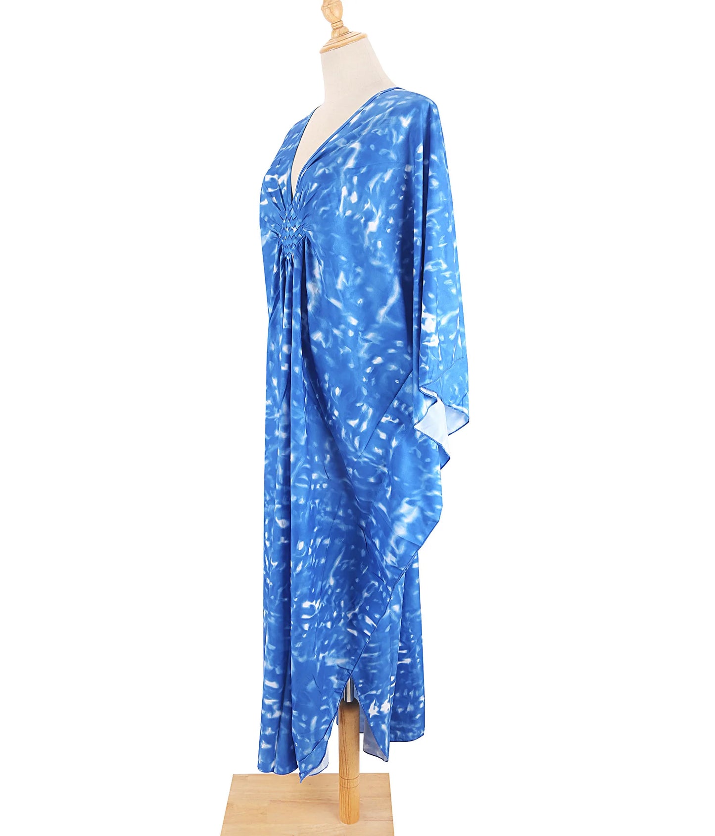 Zebra Print Kaftan Dress, Oversize Beach Dress