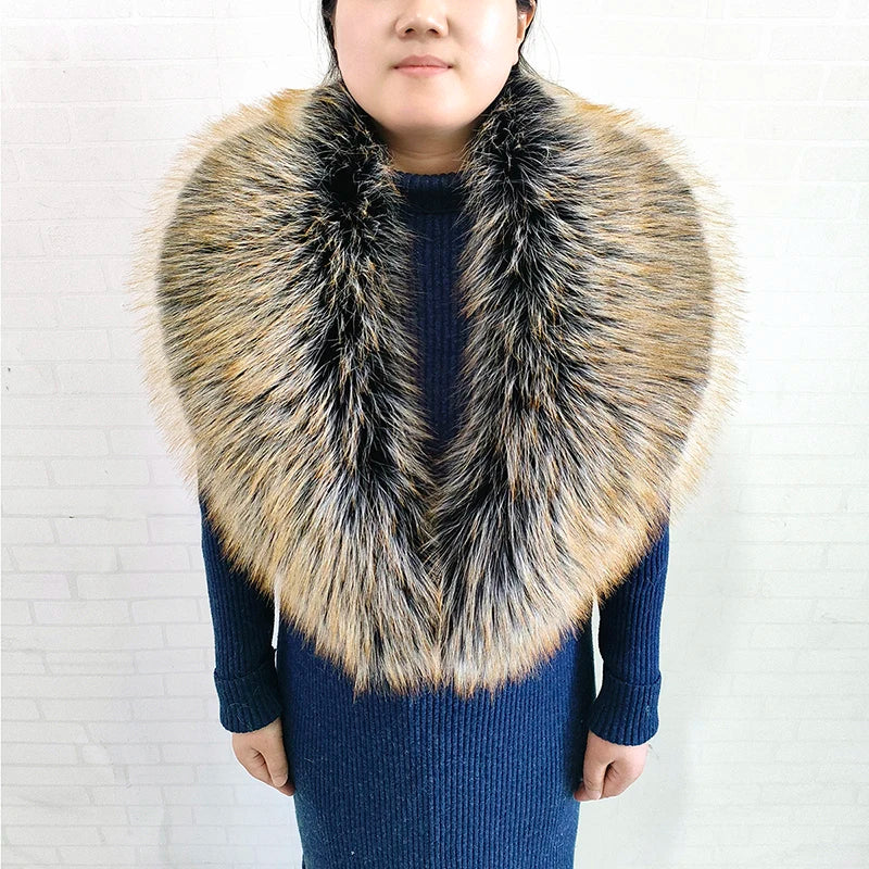Winter Faux Fur Collar and Cuffs Set, Shawl and Accessories