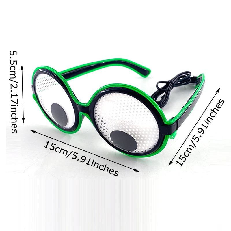 Glowing Party Glasses, Festival Sunglasses, Lighting Glow Glasses