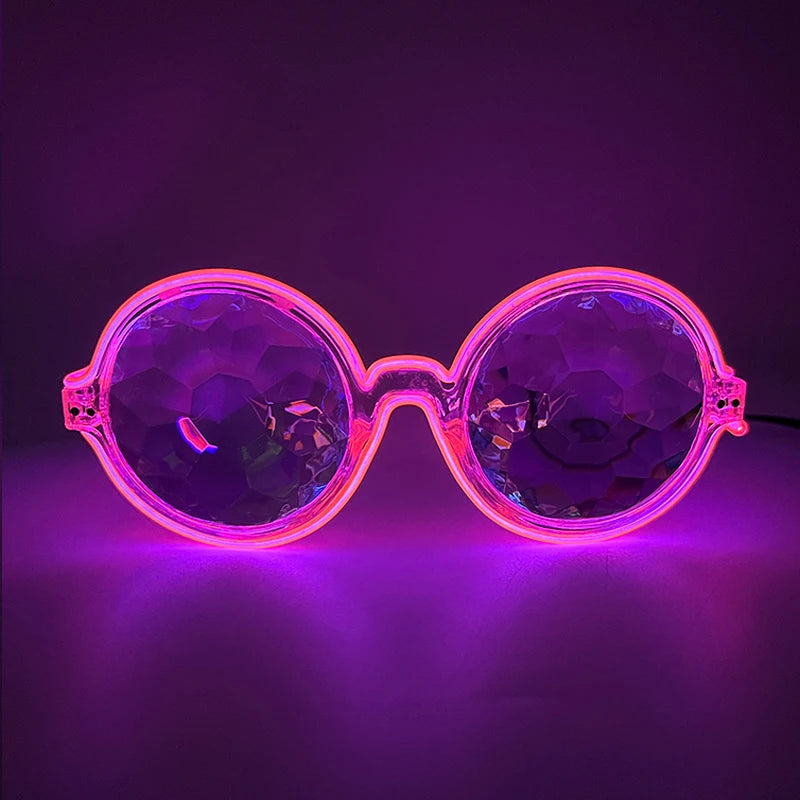 Glowing Party Glasses, Festival Sunglasses, Lighting Glow Glasses