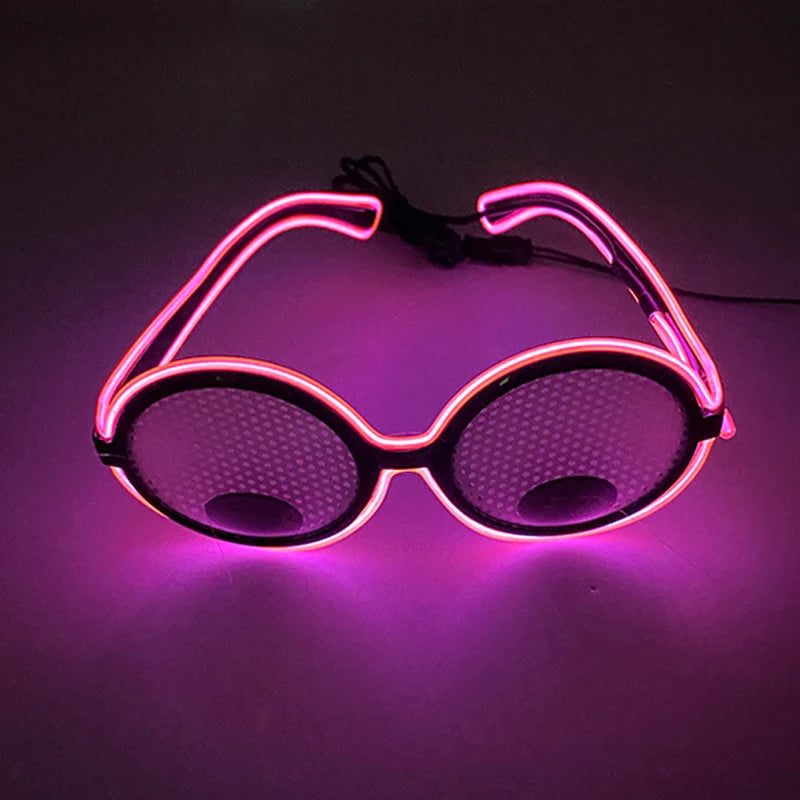 Glowing Party Glasses, Festival Sunglasses, Lighting Glow Glasses