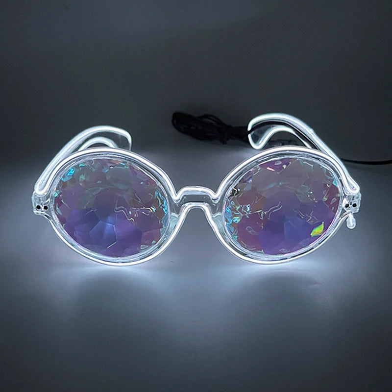 Glowing Party Glasses, Festival Sunglasses, Lighting Glow Glasses