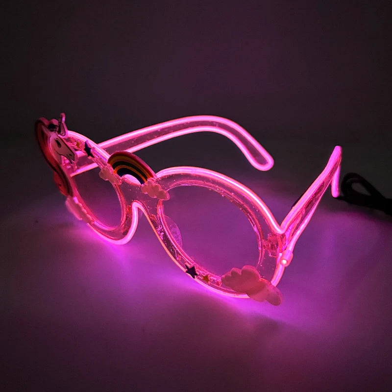 Glowing Party Glasses, Festival Sunglasses, Lighting Glow Glasses