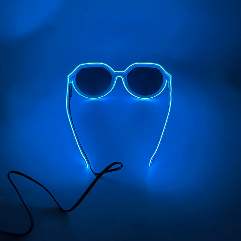 Glowing Party Glasses, Festival Sunglasses, Lighting Glow Glasses