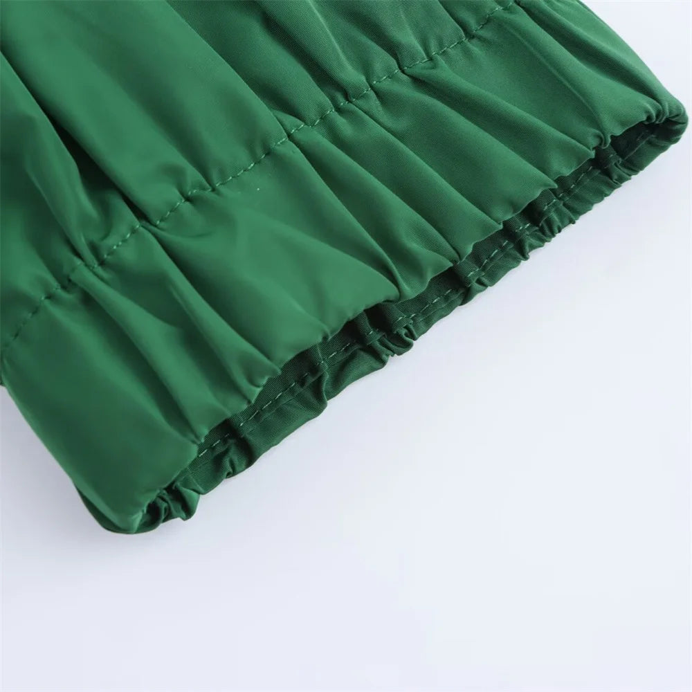 Women's Fashion Casual Swing Midi Skirt and Top, Two Piece Set